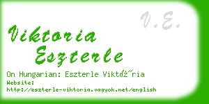 viktoria eszterle business card